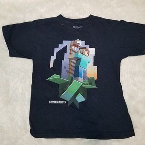 Minecraft "Steve Escape" Short Tee, sz M